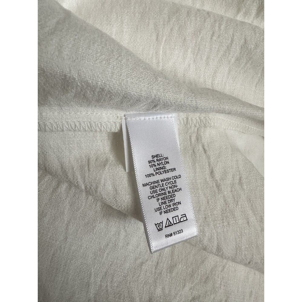 CeCe NWT XL White Maxi Dress Bow Back Coastal Resort Bridal Shower Dress - Picture 14 of 14